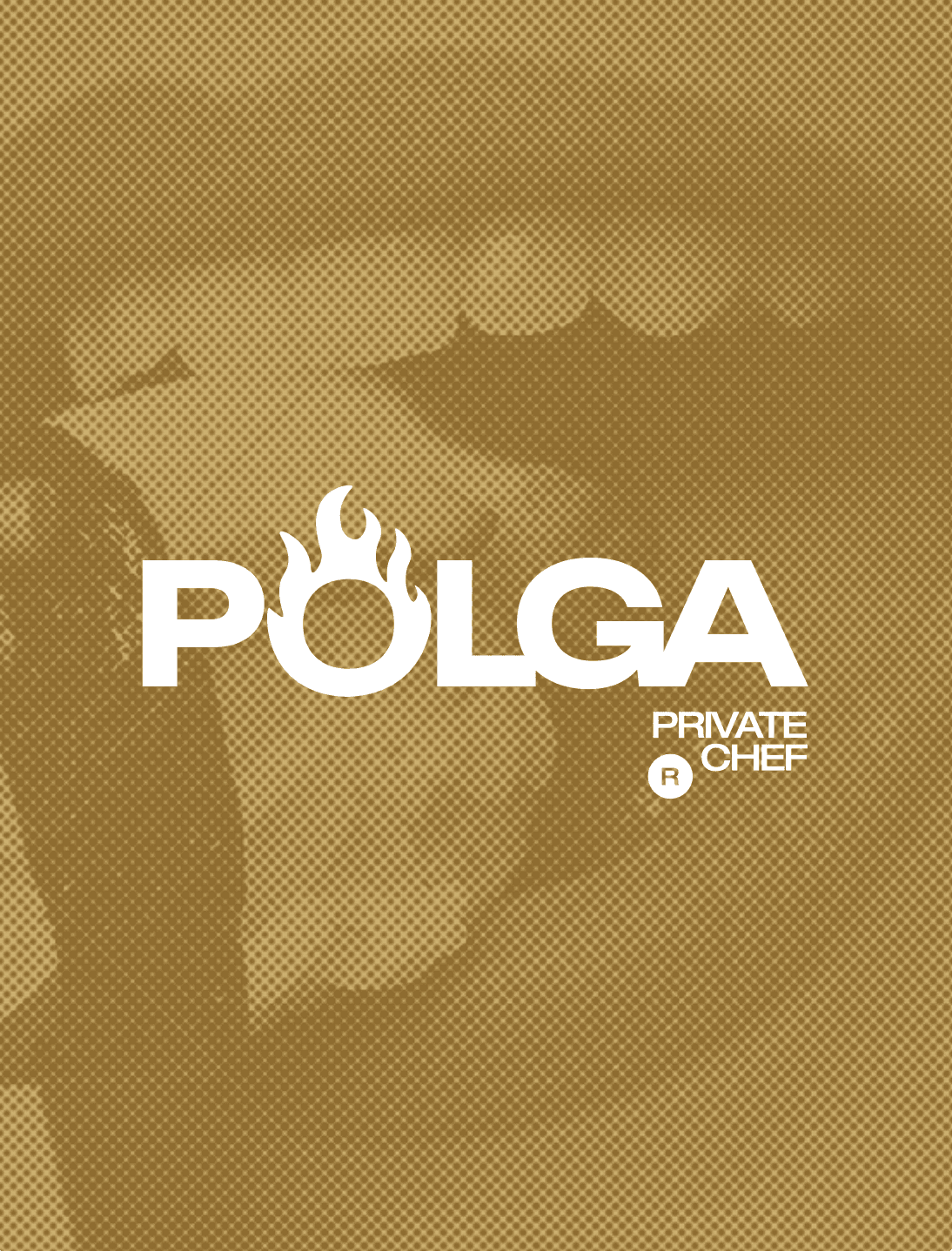 Polga Private Chef live-fire cooking at an exclusive Ibiza event